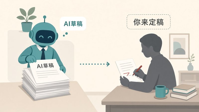 AI草稿你来定稿