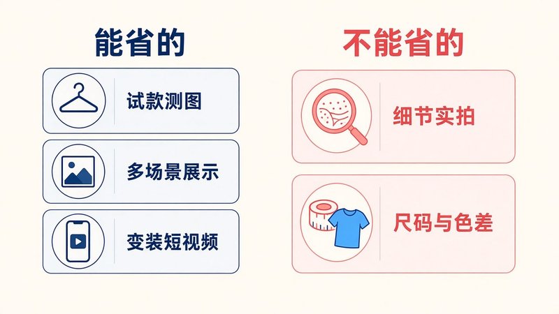 AI换装能省的和不能省的