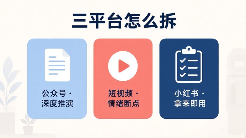 三平台的拆法