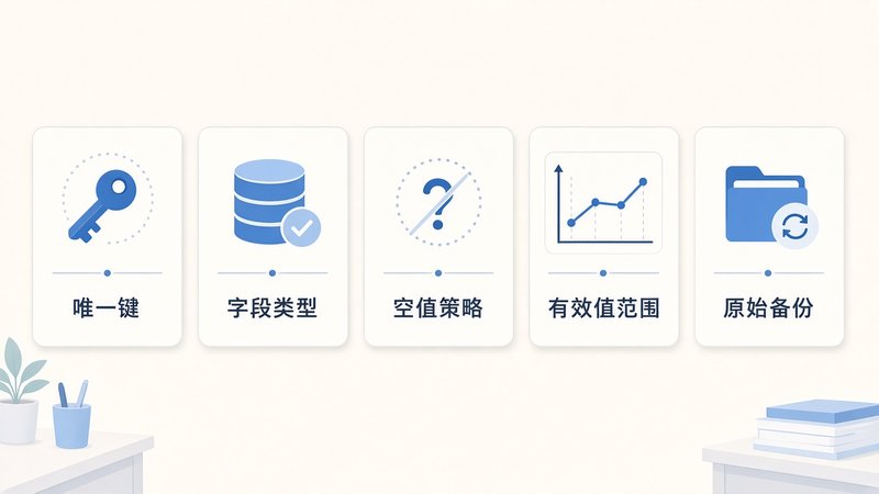 五条清洗规则示意