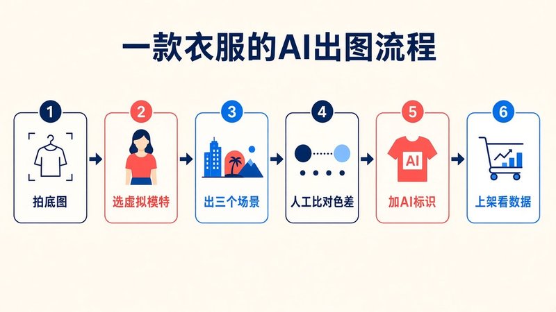 一款衣服的AI出图流程