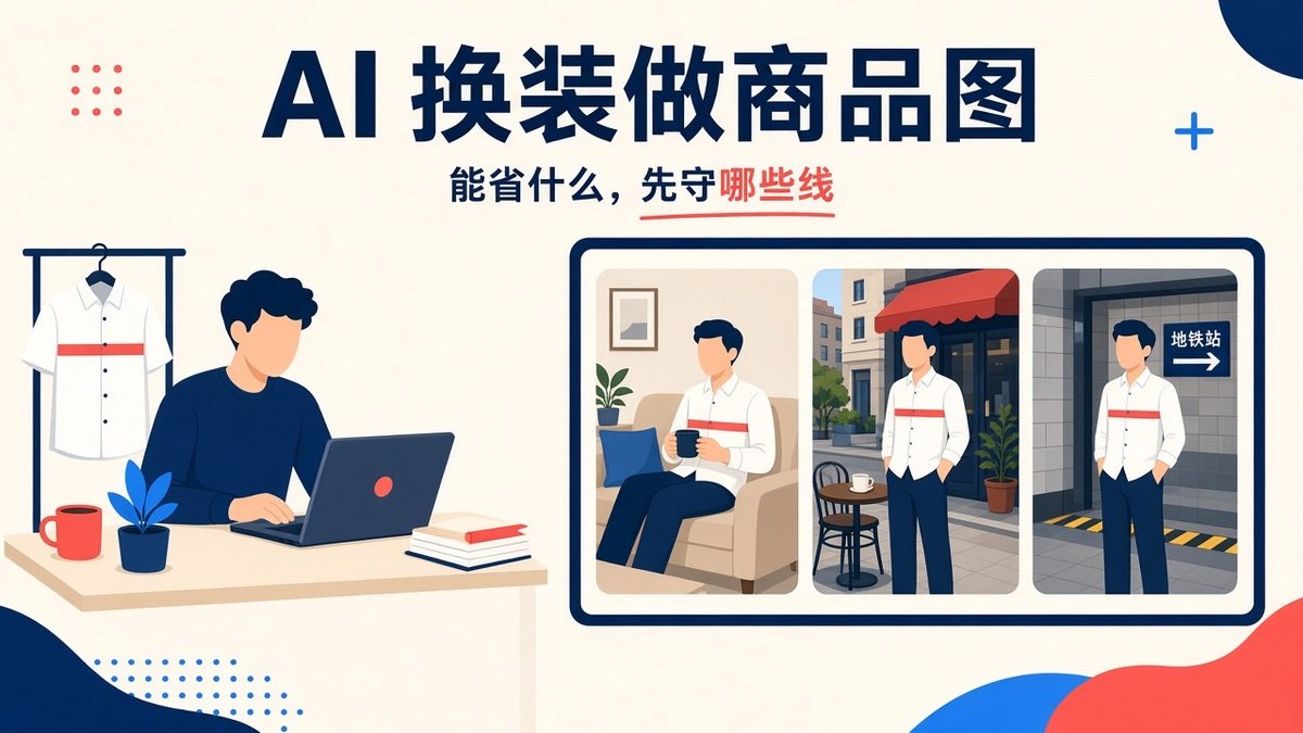 AI 给模特换装做商品图:小商家能省什么,哪些坑先守住