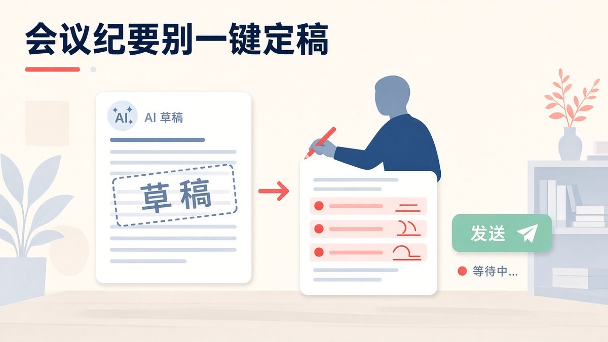 会议纪要别一键定稿:发出去前人必须改的三处