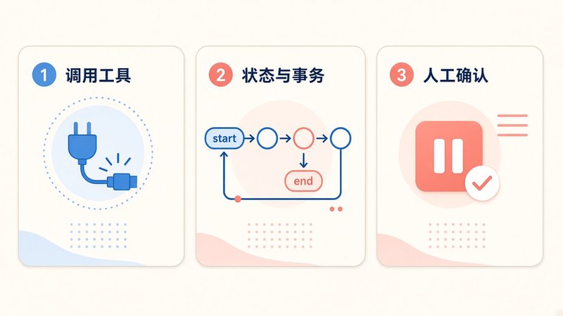 工具/状态/确认三要素