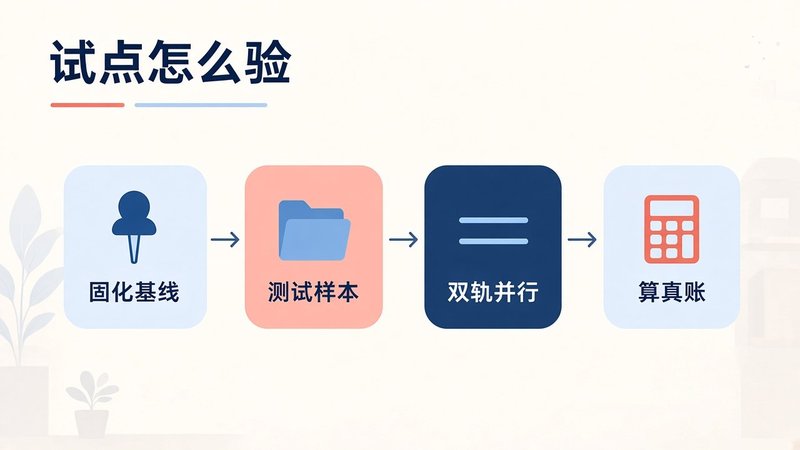 试点验证四步