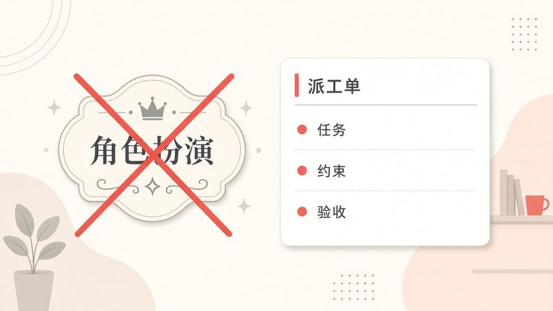 别角色扮演改派工单